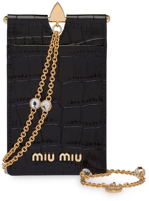 Miu Miu Lanyard Badge Holder 